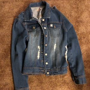 Oversized denim jacket